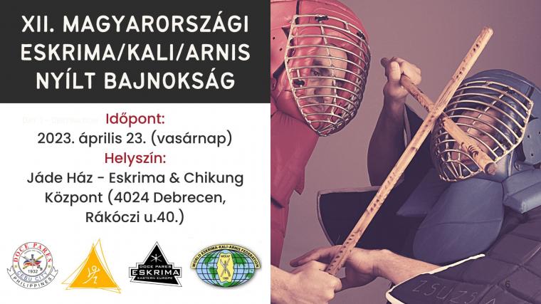 XII. Magyarországi Eskrima / Kali / Arnis Nyílt Bajnokság