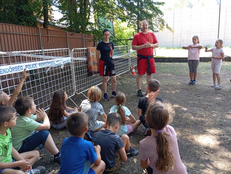 Rendvédelmi gyermektáborban jártunk Nyíregyházán